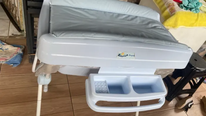 Banheira com trocador