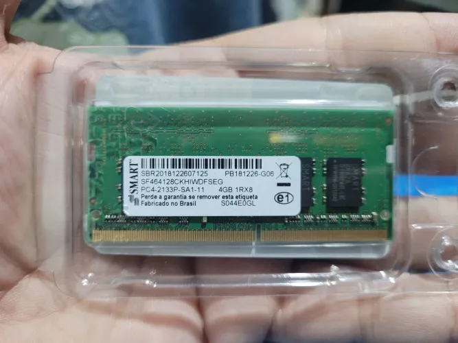 Memória RAM Smart Notebook DDR4 4GB PC4-2133p
