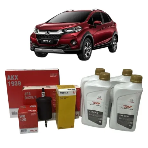 Kit troca 0w20 óleo Honda Wrv 17/20