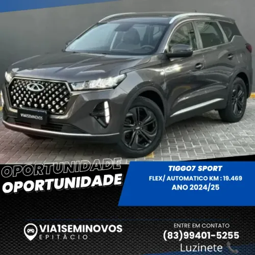 Chery Tiggo 7 Sport 1.5 Turbo Flex 16V Aut. 2025