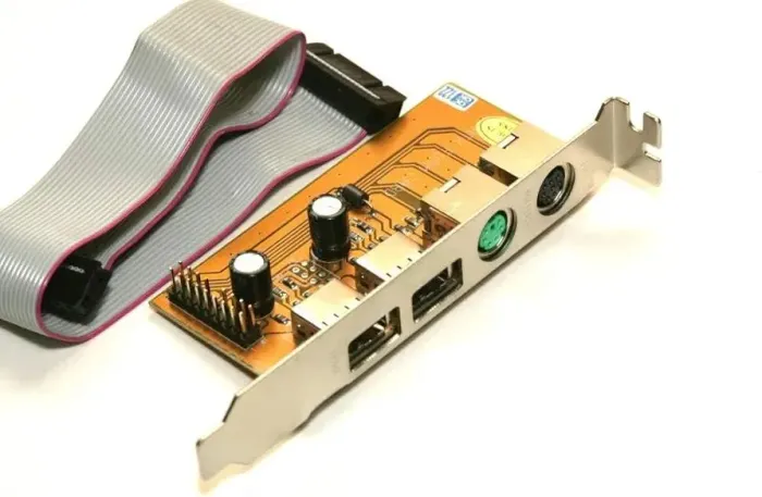 Placa Com Flat, 2 Portas Usb, 2 Portas Ps2 ,1porta Infra Red