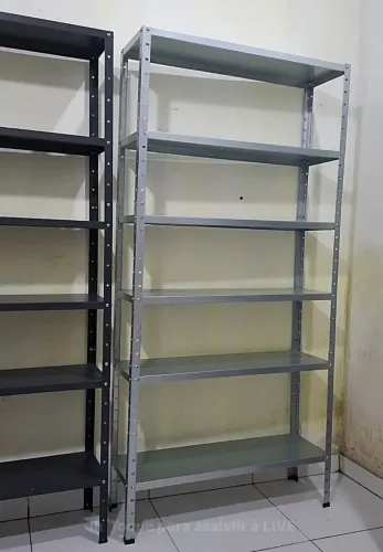 Estante prateleira em aço galvanizado 6 andares