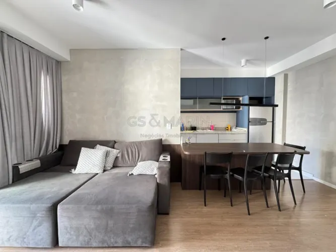 Apartamento mobiliado com 1 suíte à venda no Edifício JH Palhano, Gleba Palhano