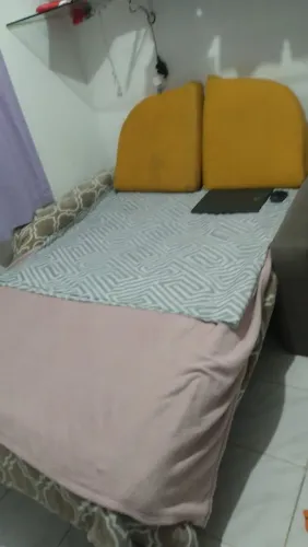 Sofá cama c baú 