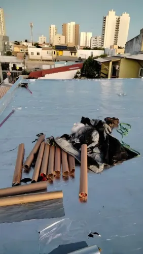 Aplicação de manta 