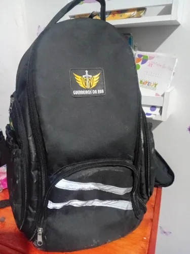 Bag mochila guerreiro da rua