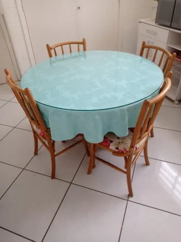 Mesa jantar redonda 4 lugares