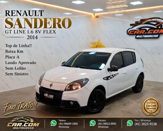 Renault Sandero GT Line Hi-flex 1.6 8V 5P 2014