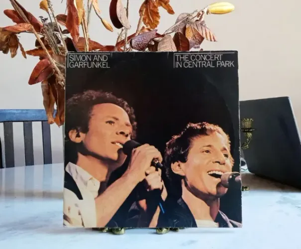 lp vinil - Simon and Garfunkel - Concert in Central Park - duplo