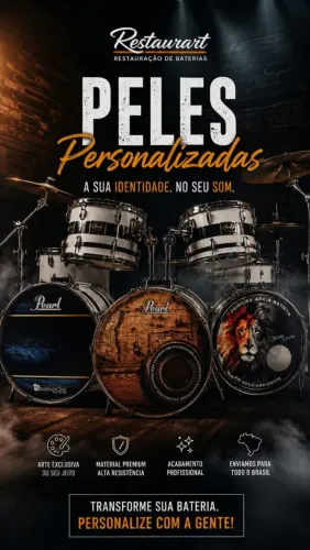 PELE PERSONALIZADA PARA BATERIA