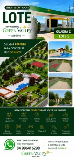 Oportunidade! Vendo ou Troco Lote em Condomínio Fechado