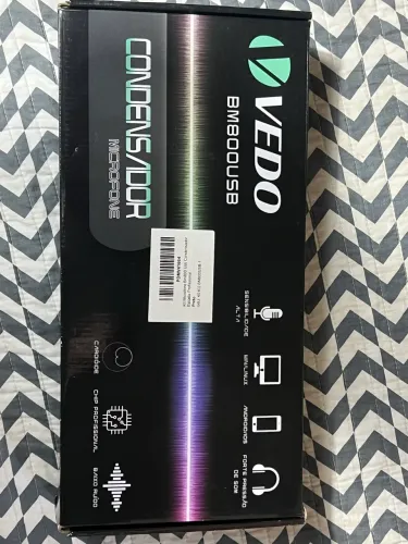 Microfone condensador Vedo BM800USB