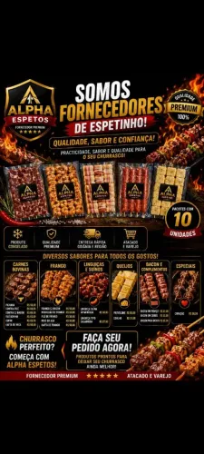 Fornecedor de espetinhos
