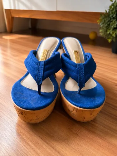 Tamanco  PLATAFORMA 38 Melissa Camurça  AZUL