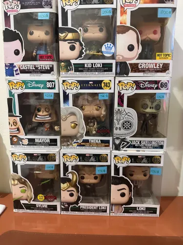 Funko pop Loki, supernatural, ethernos,estranho mundo de jack?