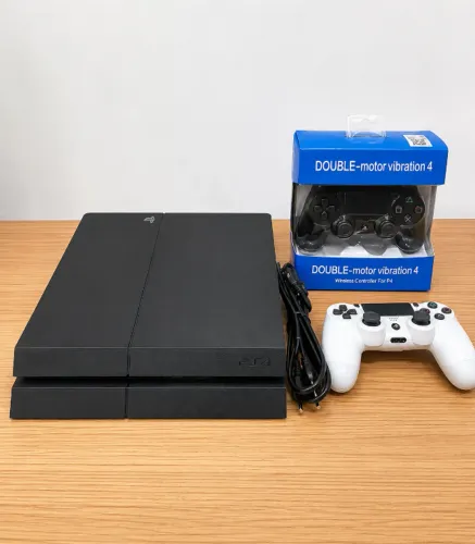 playstation 4 semi-novo revisado  + 2 controles + 500gb + garantia 