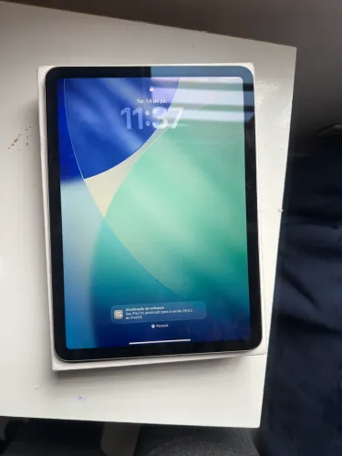 iPad Air M3 ? 256GB ? Cinza Estelar ? NOVO (7 ciclos)