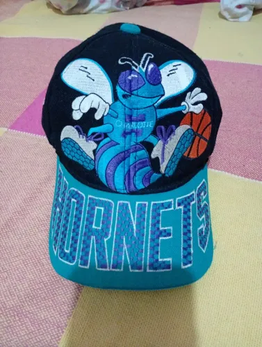 Boné charlotte hornets vintage raridade