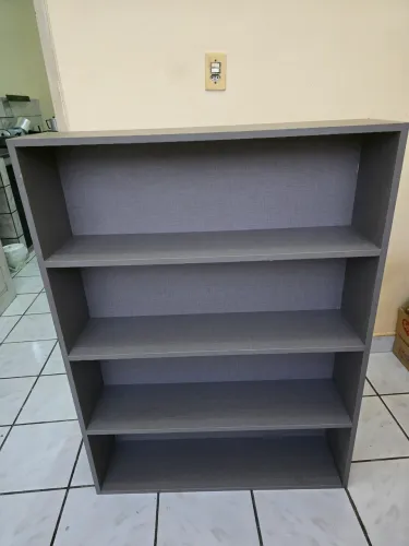 ESTANTE DE LIVROS MDF - 4 PRATELEIRAS - SEMINOVA
