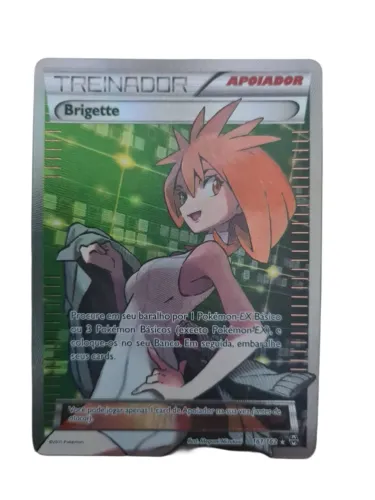 Pokemon TCG Brigette - Treinador - Copag oficial 161/162