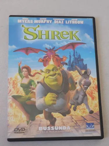 DVD - Shrek - Mike Myers - Eddie Murphy - Cameron Diaz - Com Encarte - Dublado