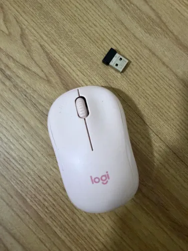 Mouse logitech rosa - sem fio 