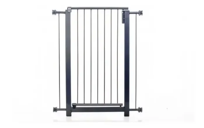 Portão pet grade criança preto 70cm