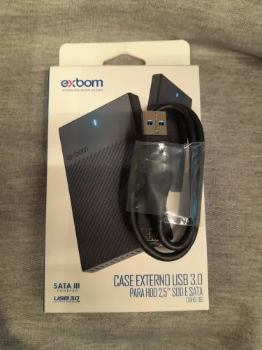 Hd Externo Novo Exbom 500gb Portátil Usb 3.0