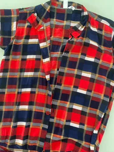 Camisa xadrez infantil