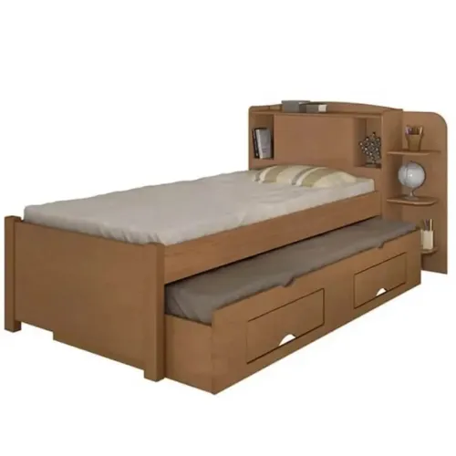 Cama Milenio Solteiro com Cama Auxiliar com 2 Gavetas / pronta entrega