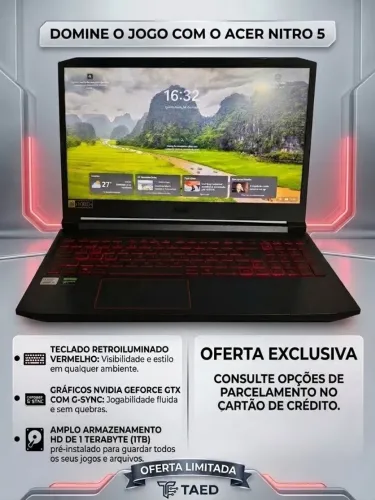 Notebook Gamer Nitro 5