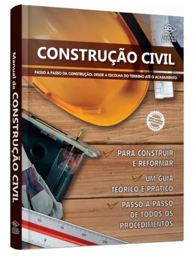 Livro Construção Civil Passo a Passo Desde a Escolha do Terreno Até o Acabamento Semi Novo