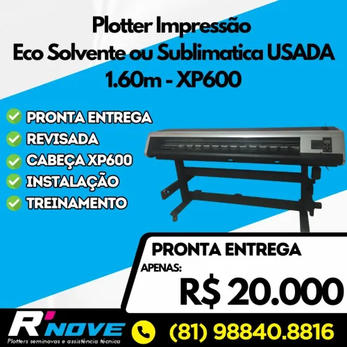 Plotter Impressão XP600 - Usada (Revisada)
