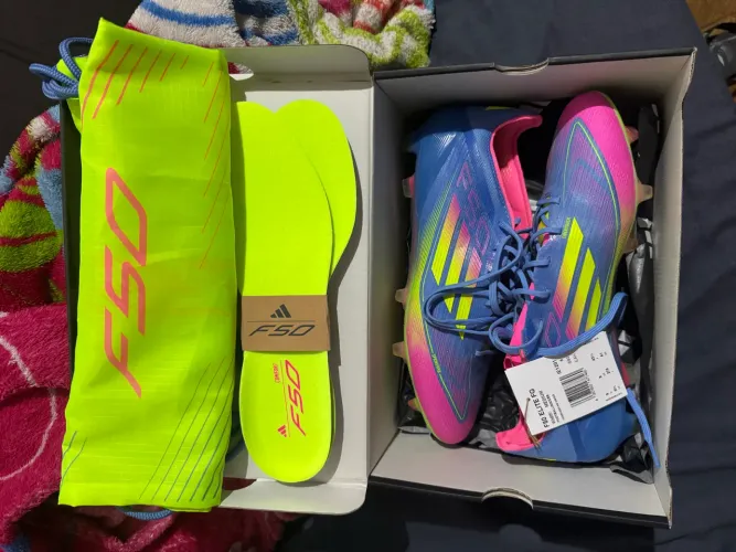 Chuteira f50 rosa elite original