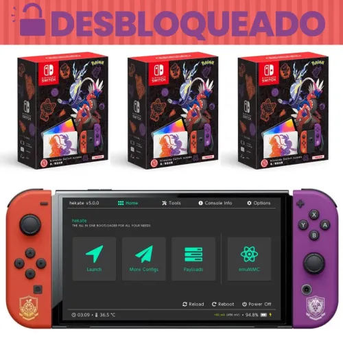 Nintendo Switch Edição Pokémon Scarlet - Desbloqueado