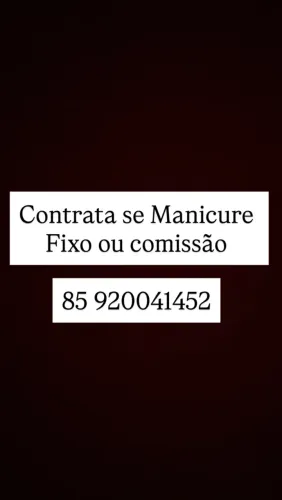 Vaga para manicure / cabeleireiro