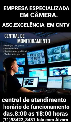 Manutenção reparo corretivo e preventiva de câmera CFTV