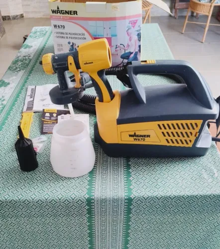 Pistola Pulverizadora Elétrica Pintura Wagner W670 