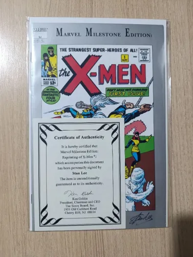 Marvel Milestone Edition: X-Men #1 Autografada por Stan Lee