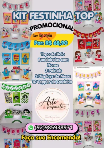 Kit Festinha Top