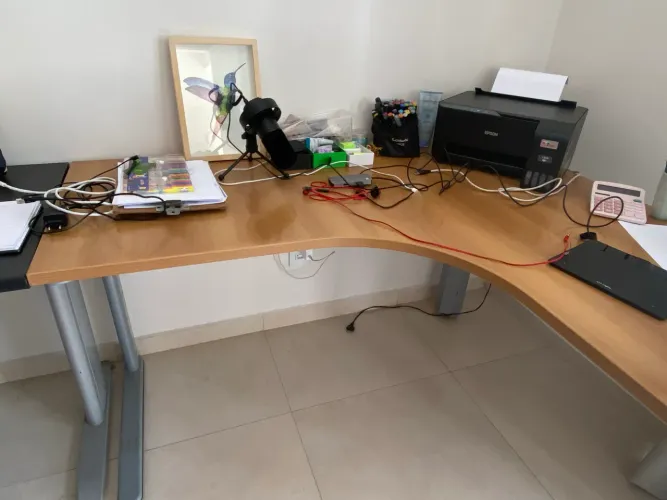 Mesa de canto em L