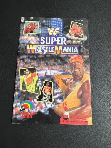 Manual WF SUPER WRESTLEMANIA Original Super Nintendo