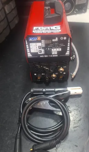 MÁQUINA NOVA: Máquina de solda TIG 160A AC-DC Alumínio, FortG 4003W MMA-200A