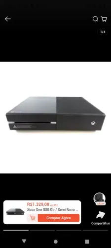 Xbox one nunca foi aberto