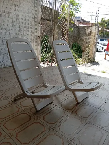 Cadeira de plástico praia Tramontina