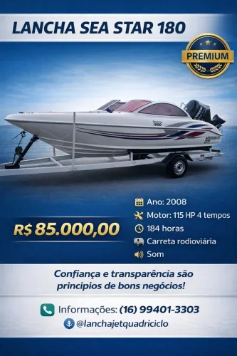 Lancha Sea Star 180
