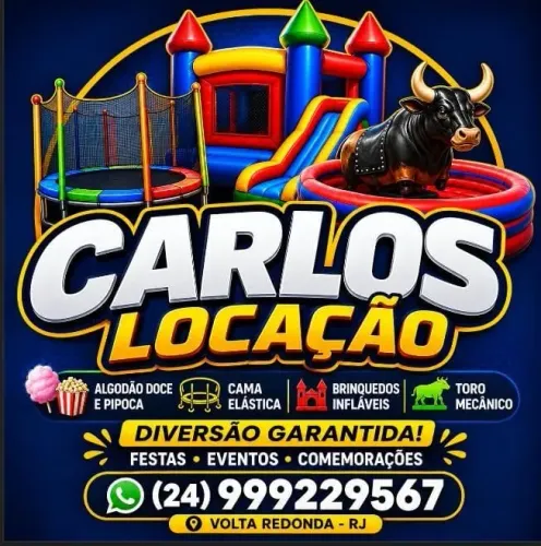 Locação de brinquedos pra festa