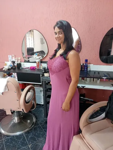 Vestido social para festa
