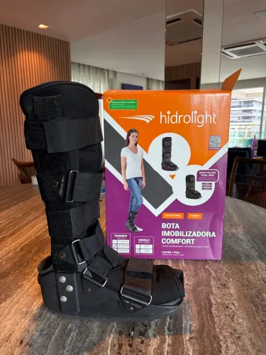 Bota Imobilizadora Hidrolight Comfort Longa - Ótimo Estado + Caixa