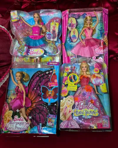 Barbies de Filme na Caixa